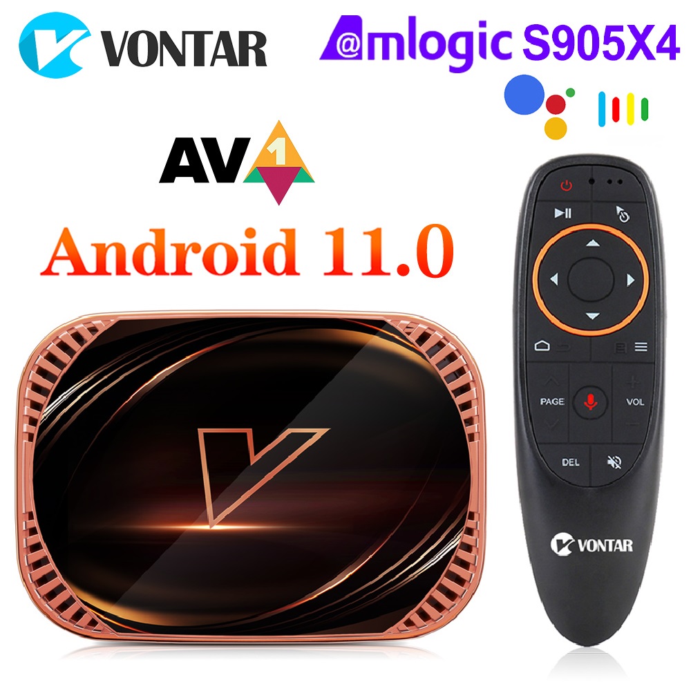 Gaming Console Tv Stand - Boîtier TV intelligent VONTAR X4 Amlogic