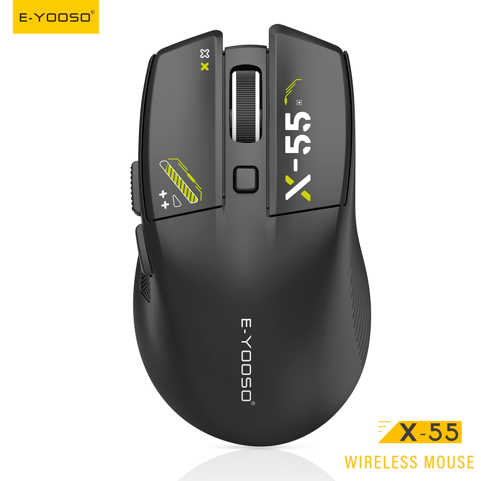Gaming Console X55 - Souris silencieuse sans fil E‑YOOOSO X‑55