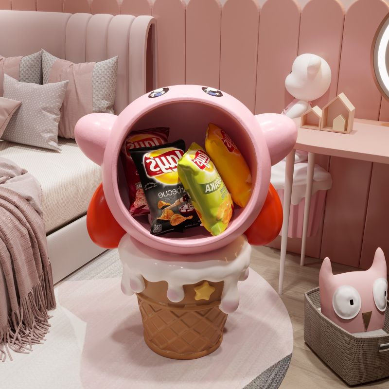 Gaming Console Cabinet - Statue de rangement Big Mouth Kirbyed
