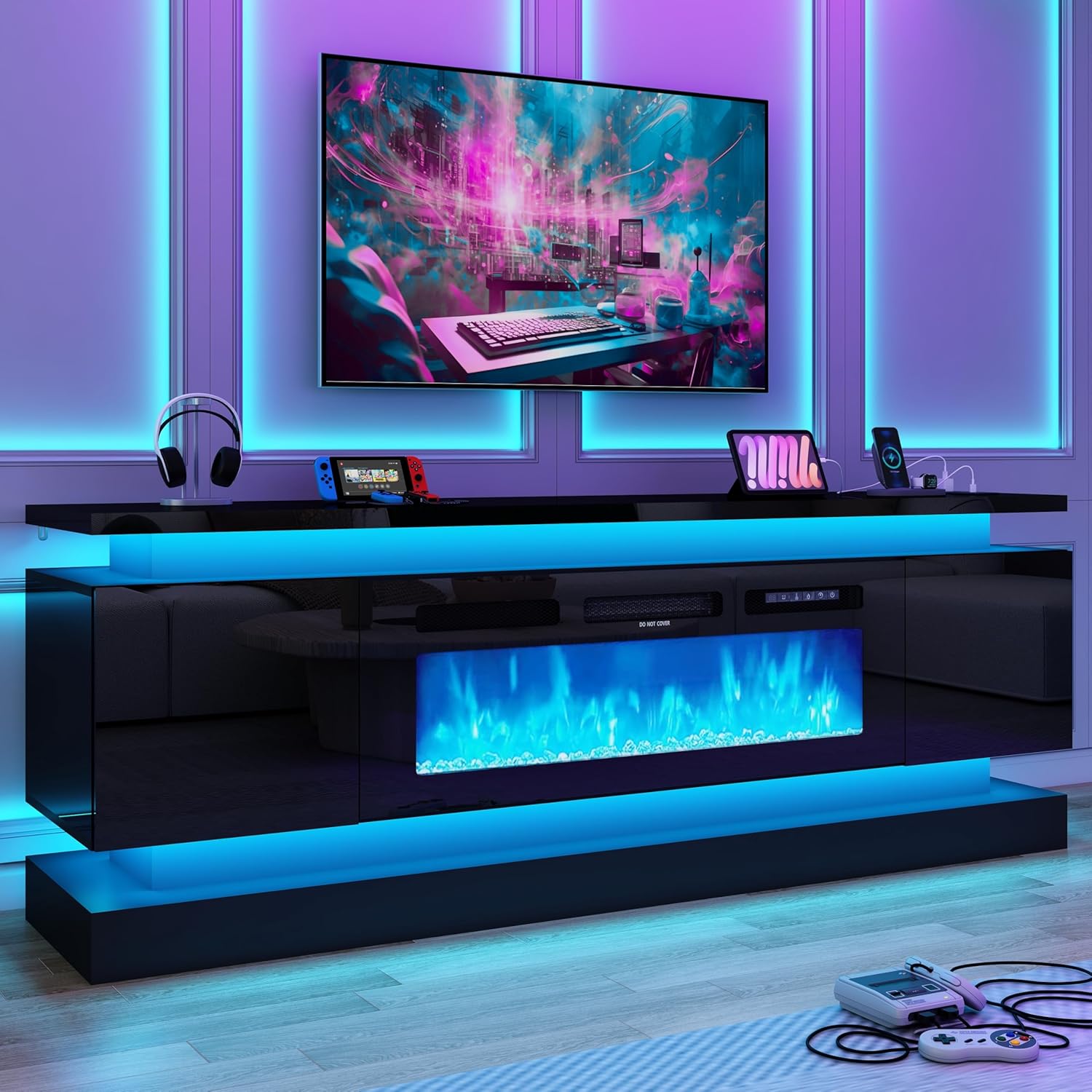 Gaming Console Tv Stand - Supports TV LED 71 pouces avec
