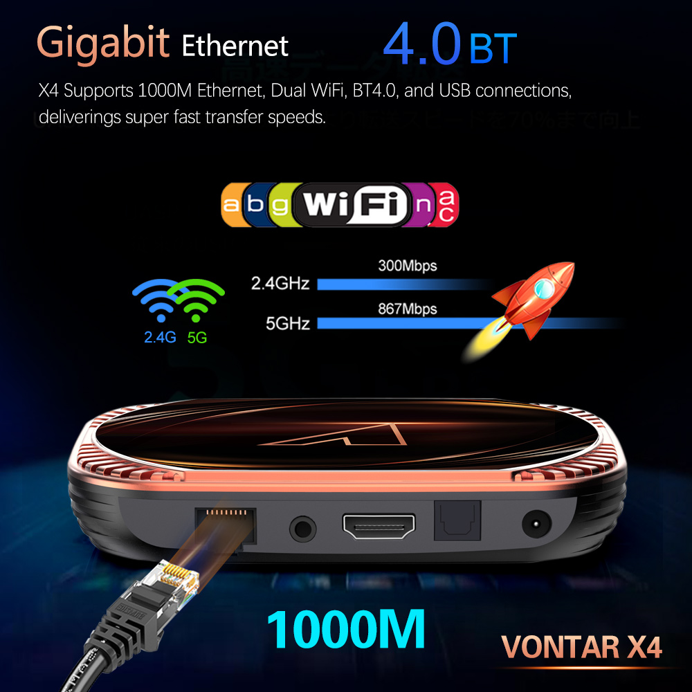Boîtier TV intelligent VONTAR  - Gaming Console Tv Stand avis et prix