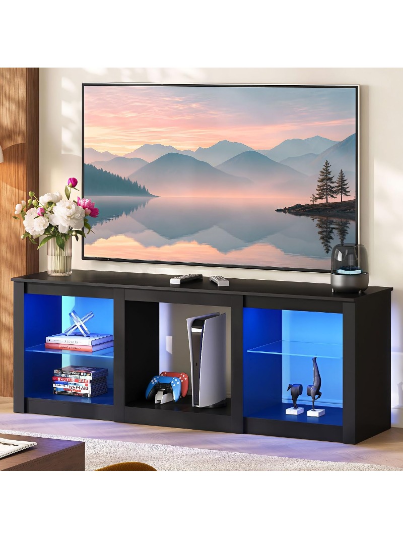 Meuble TV LED 58 pouces, centr - Gaming Console Tv Stand avis et prix