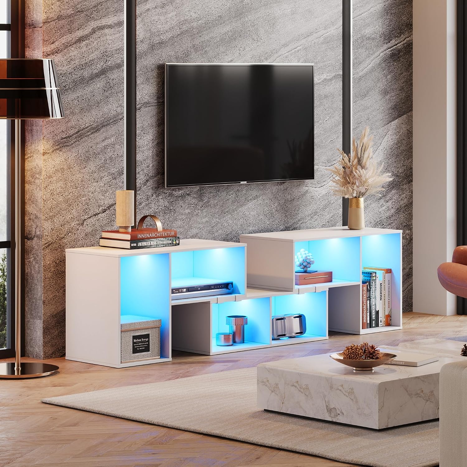 Meuble TV Déformable avec Band - Gaming Console Tv Stand avis et prix