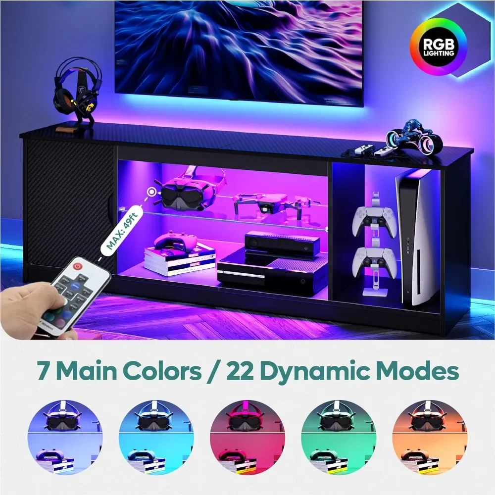 Centre de divertissement LED B - Gaming Console Tv Stand avis et prix