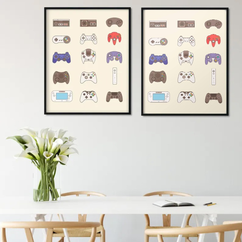 Affiche d'évolution de jeu vid - Gaming Console Picture avis et prix
