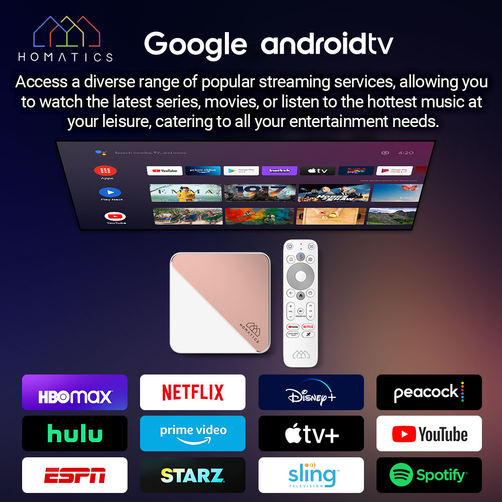 HOMATICS Box R 4K Plus TV Box  - Gaming Console Tv Stand avis et prix