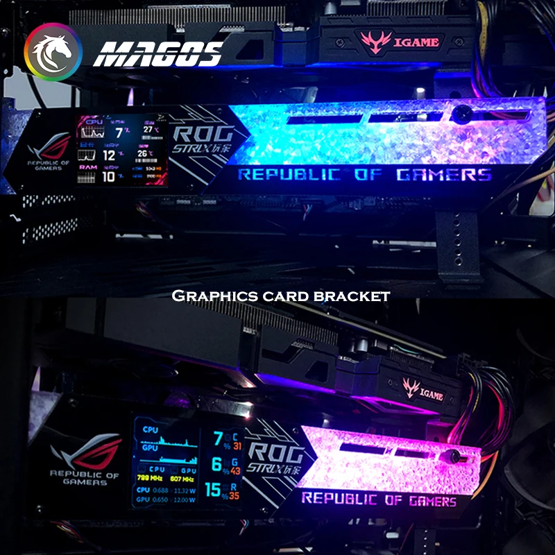 Support GPU pour écran LCD 2.2 - Gaming Console Cabinet avis et prix